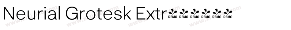 Neurial Grotesk Extr字体转换